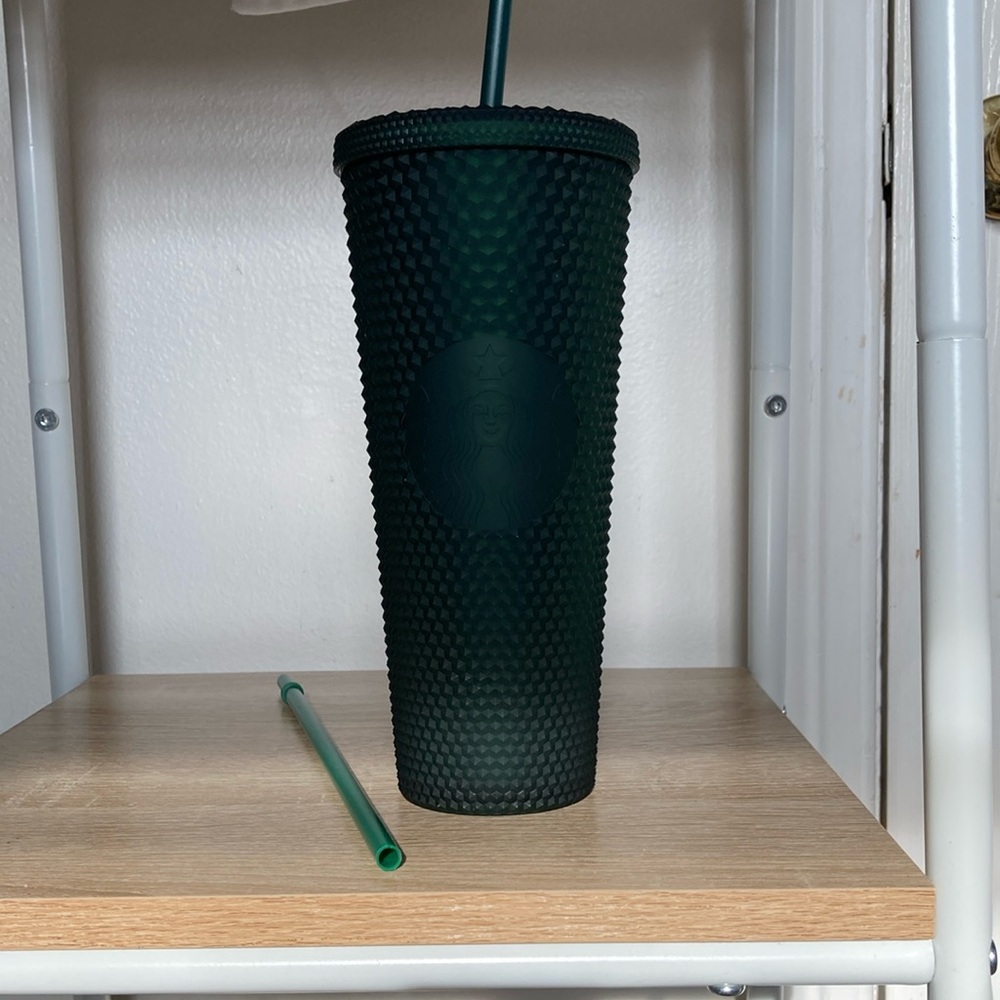 Starbucks Dark Green 24 oz Cold Beverage Tumblr